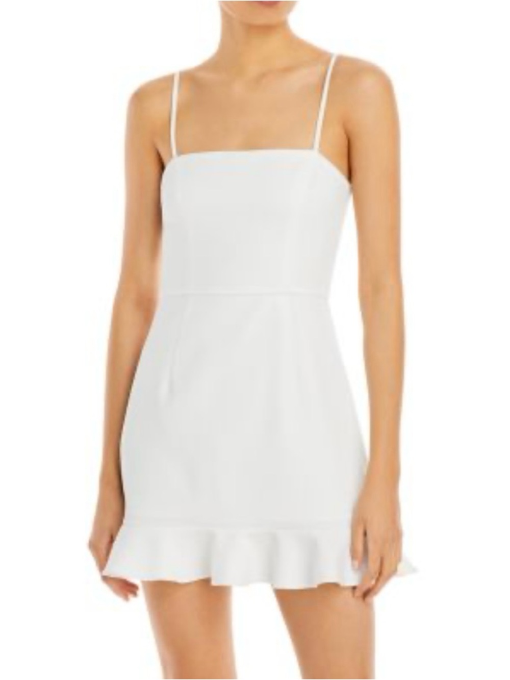 FRENCH CONNECTION ‘Whisper’ Ruffled Hem Dress